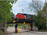 CN 9515 over Mason St. 